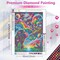 Starry Rainbow Diamond Art Kits for Adults, Starry Sky Diamond Painting Kits, DIY 5D Round Full Drill Crystal Rhinestone Gem Art Craft Kits for Home Wall Decor 12X16 Inch